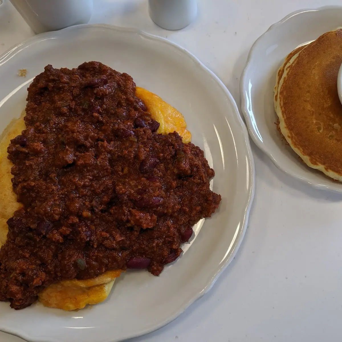Chili & Cheese Omelet