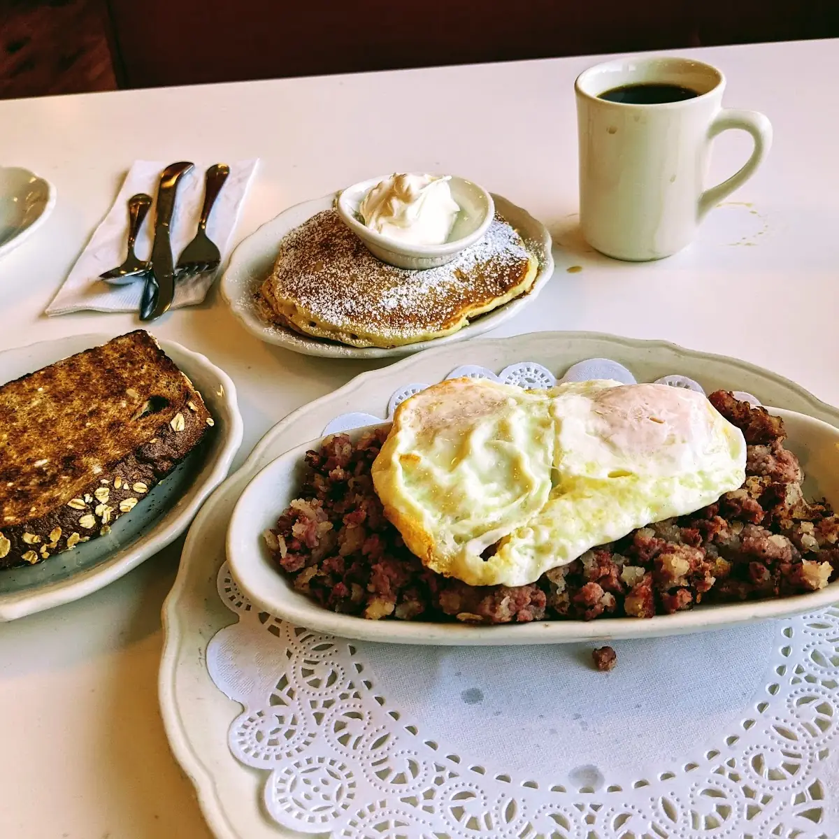 Corned Beef Hash and Eggs