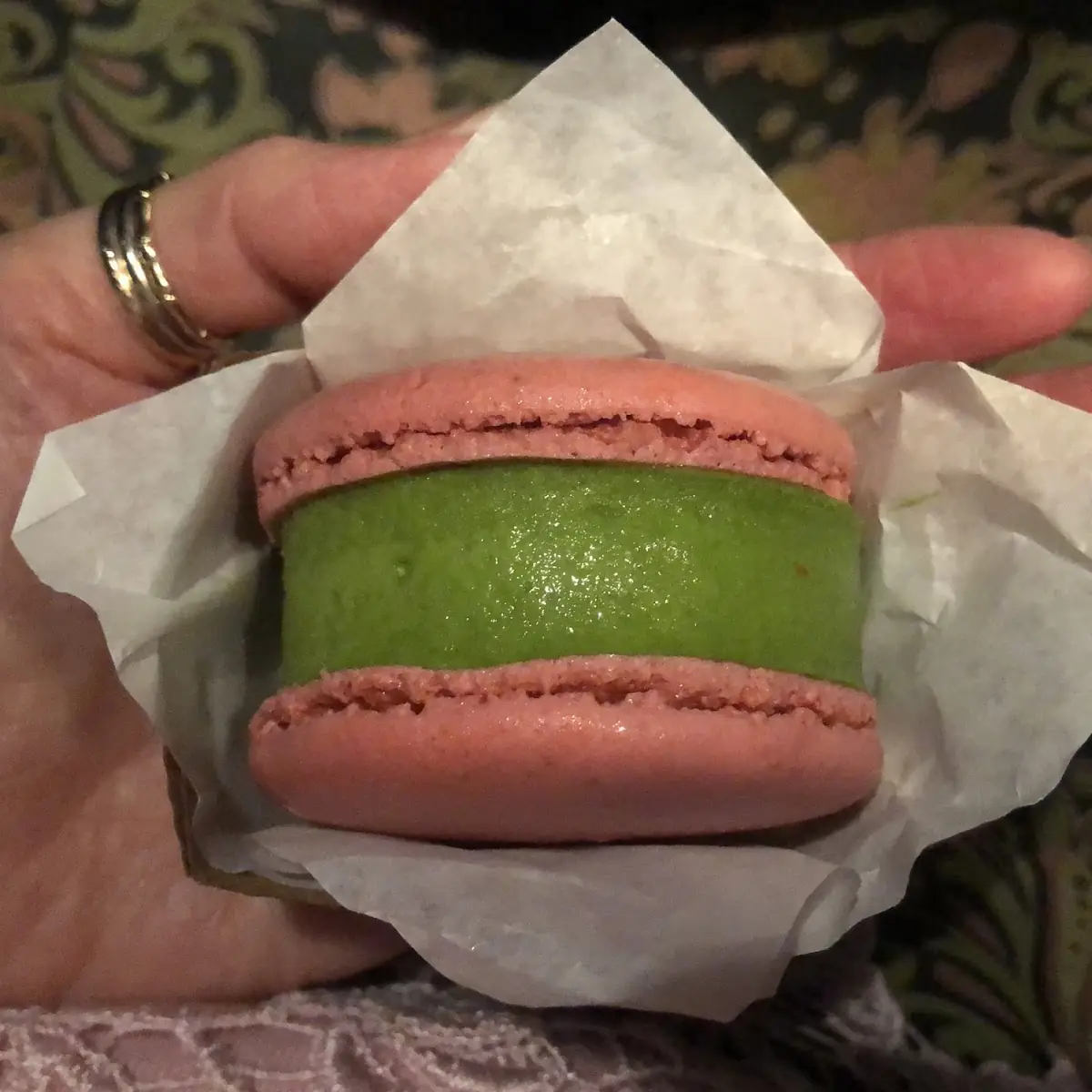 Green Tea Macaron Ice Cream Cookie