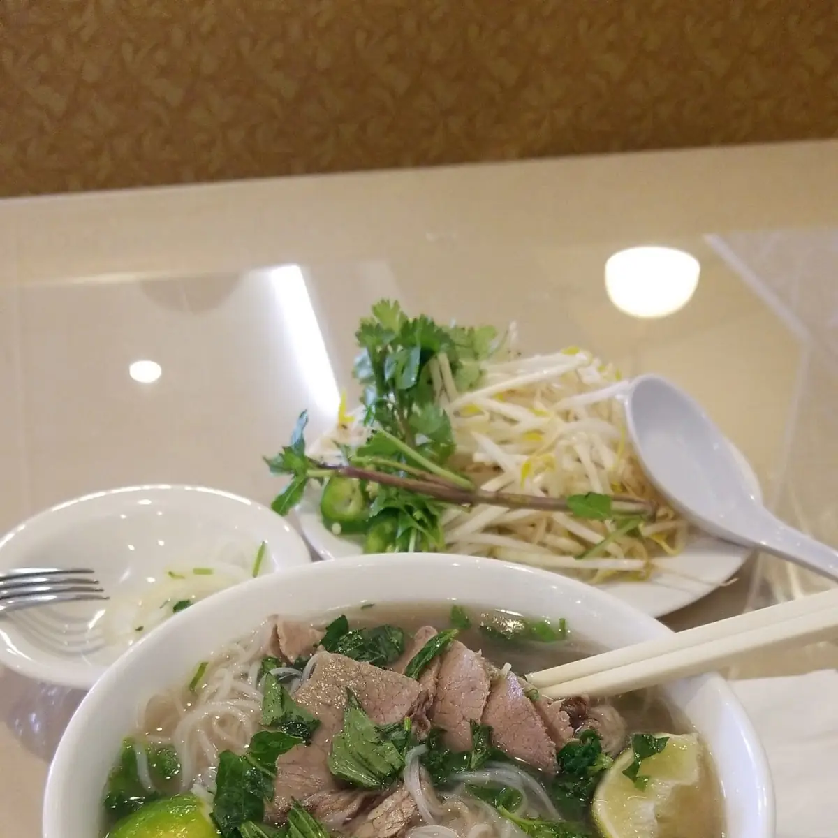 Well Done Brisket and Flank Steak Pho