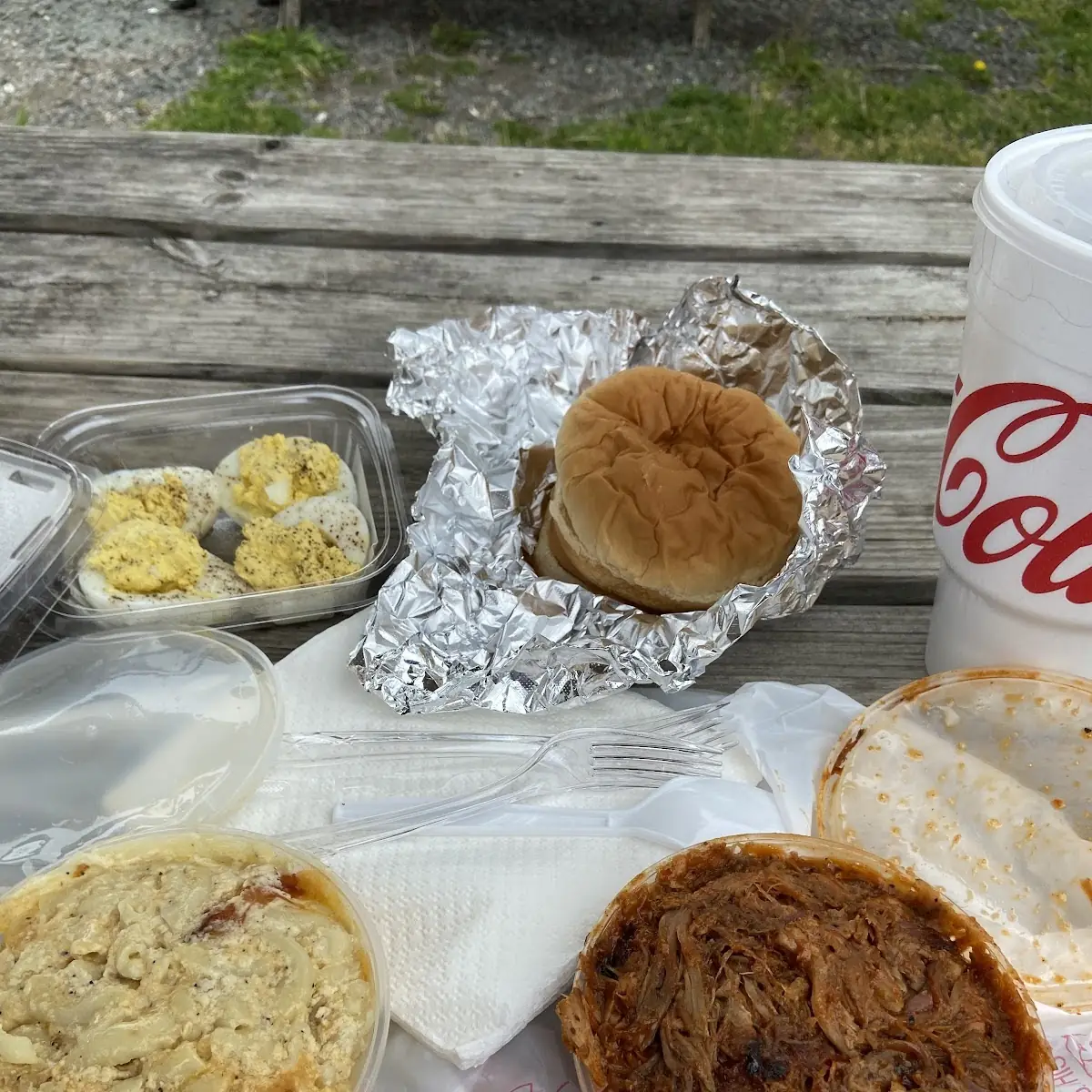 Mac and Cheese Pulled Pork Sandwich Deviled Eggs