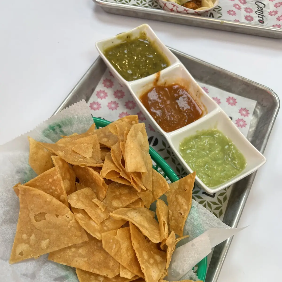 Chips Guac and Chips Salsa