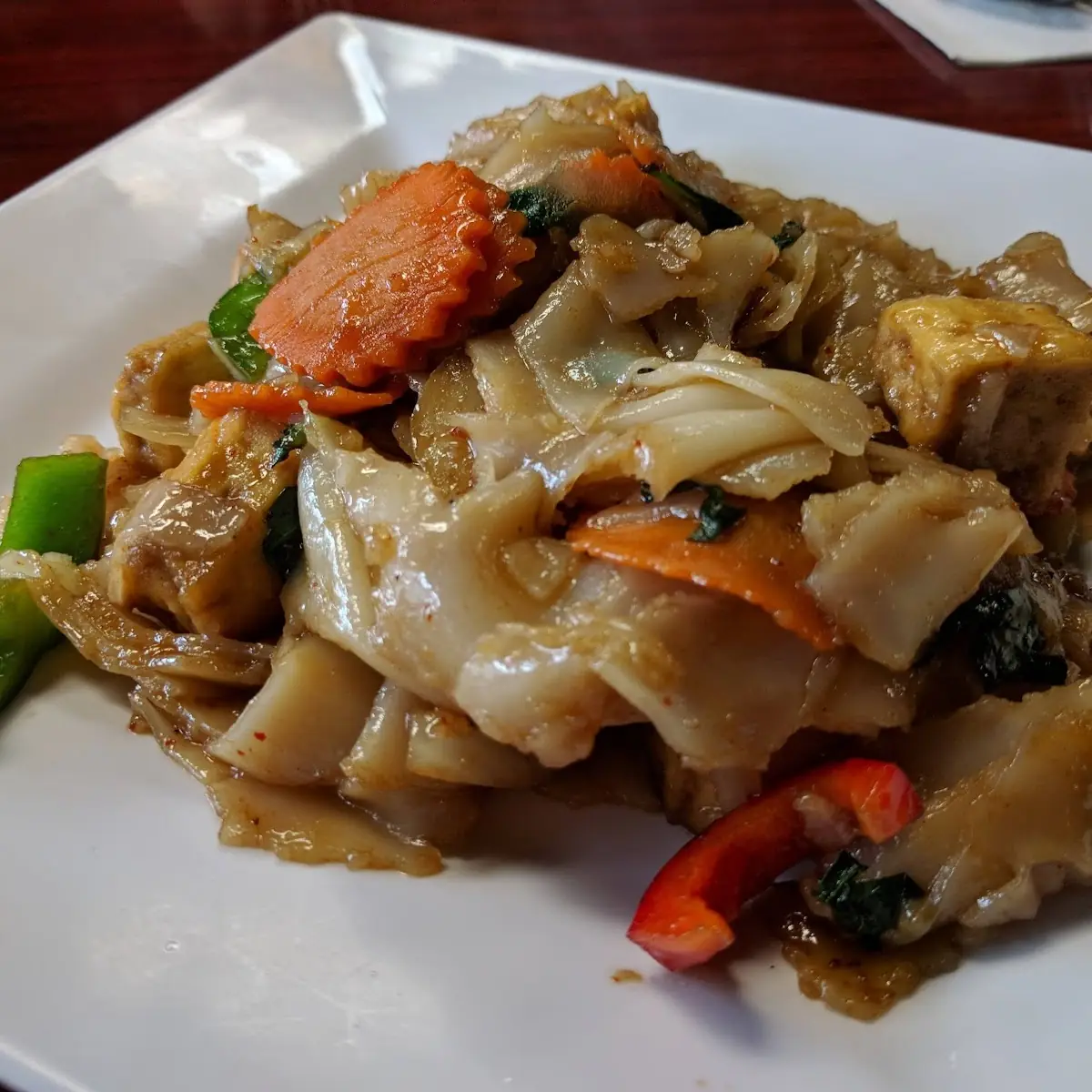 Spicy Thai Basil Noodles