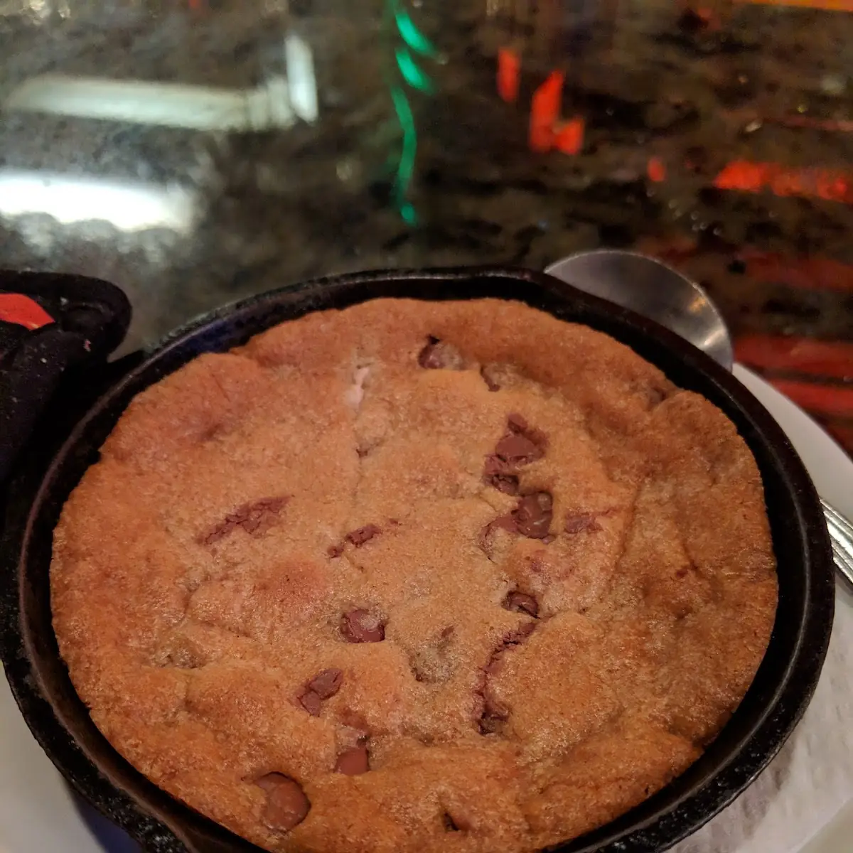 Skillet Chocolate Chip Cookie