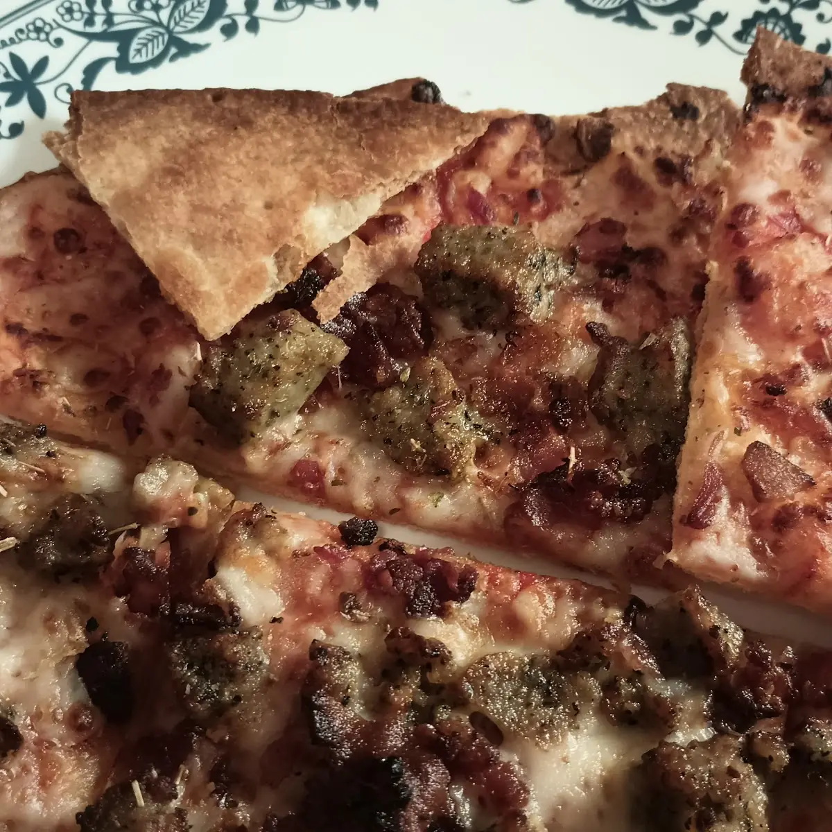 Burnt Thin Crust Their Specialty