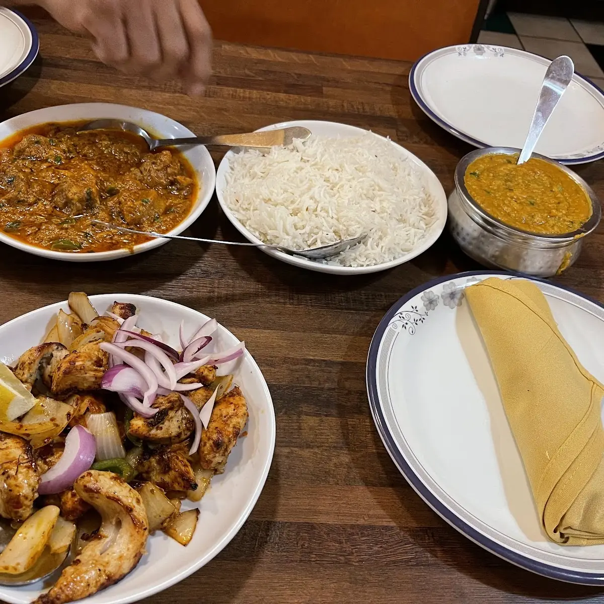 Rice Curry Chicken Tikka Masala