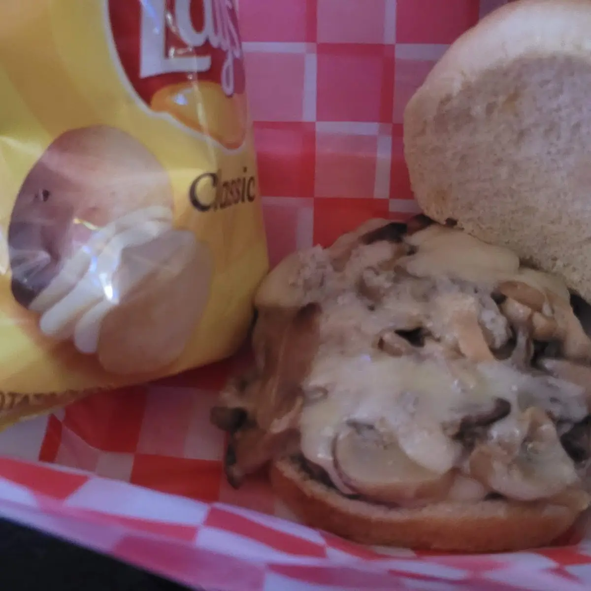 Mushroom Swiss Burger