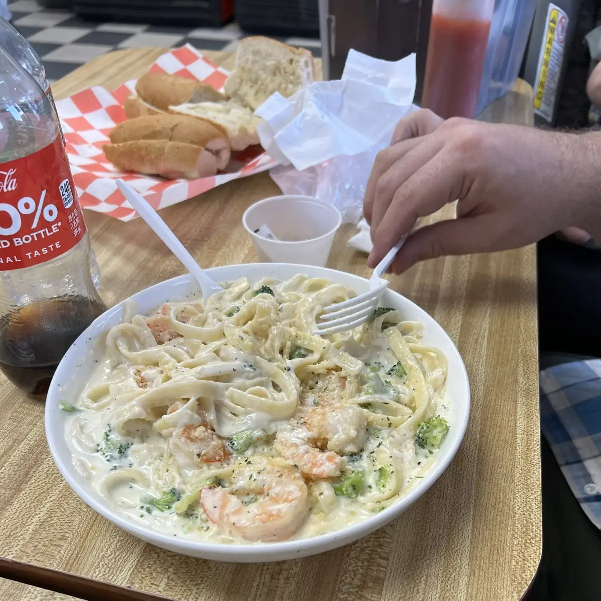 Shrimp Alfredo