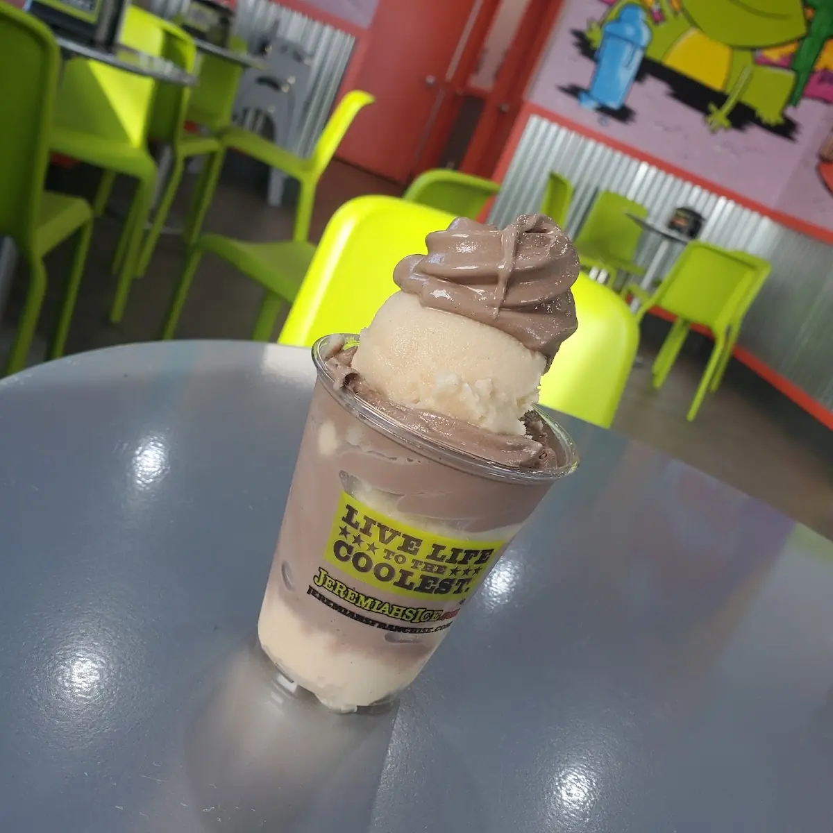 Pnutty and Chocolate Ice Cream