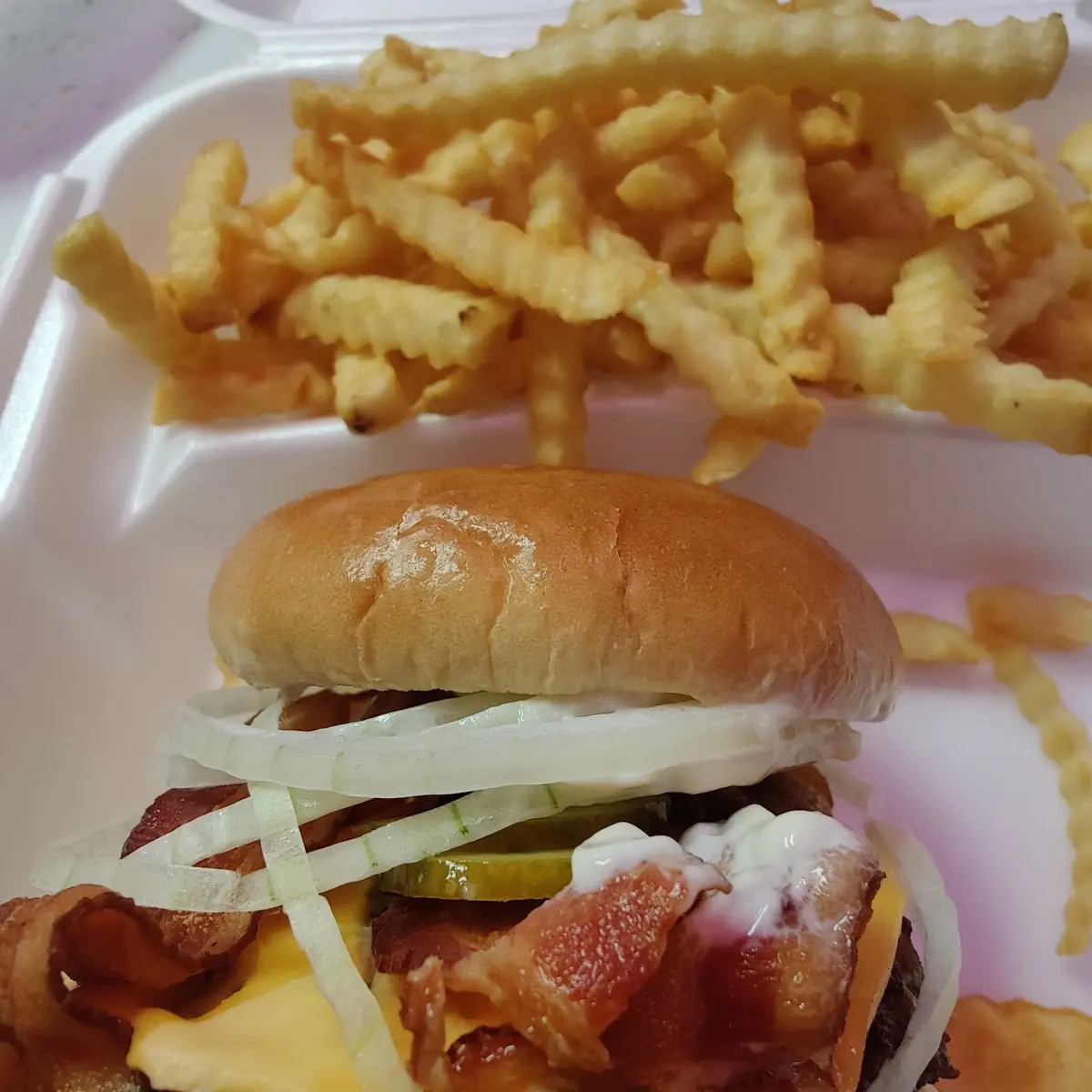 Double Bacon Cheese Burger Combo
