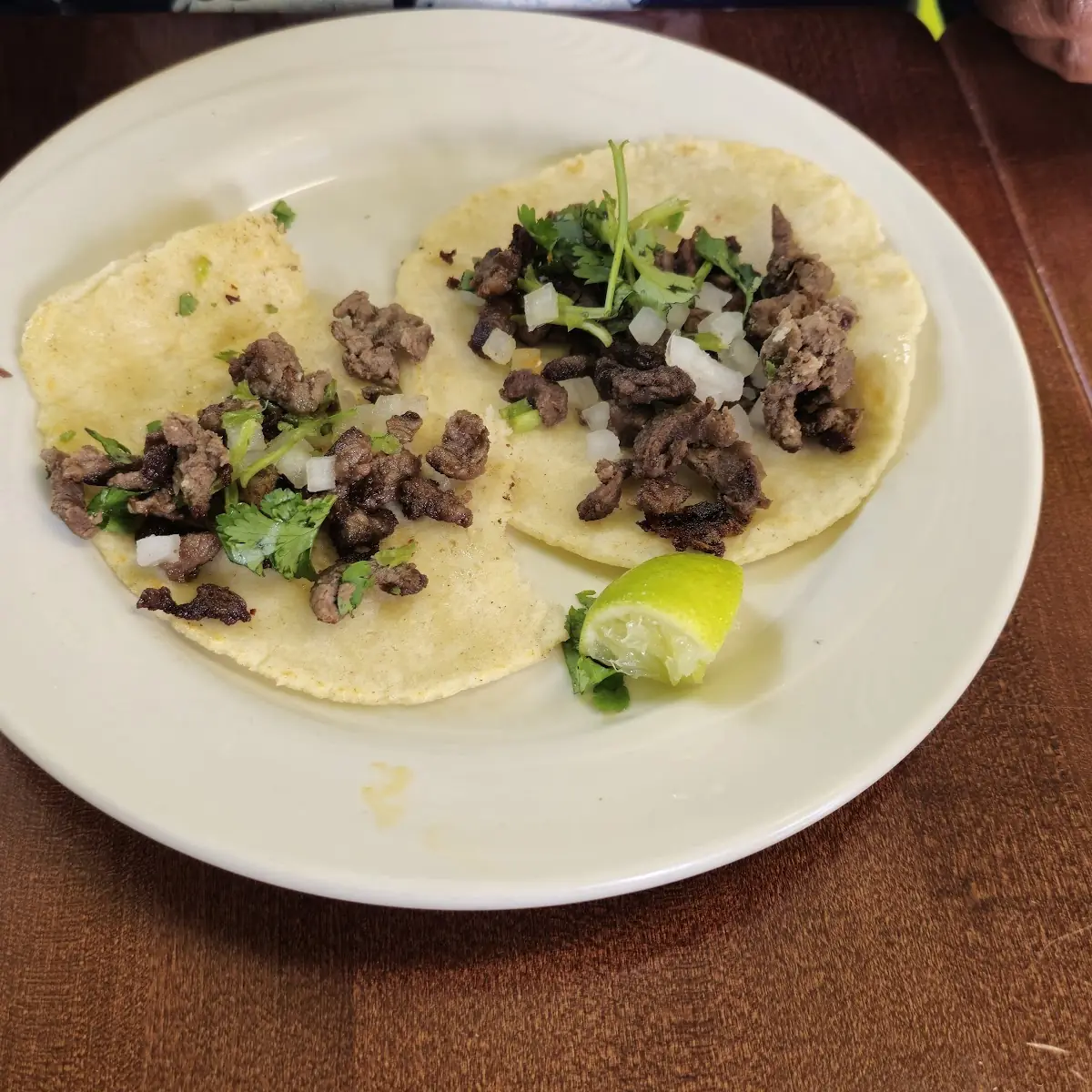 Street Tacos with Horchata Drink