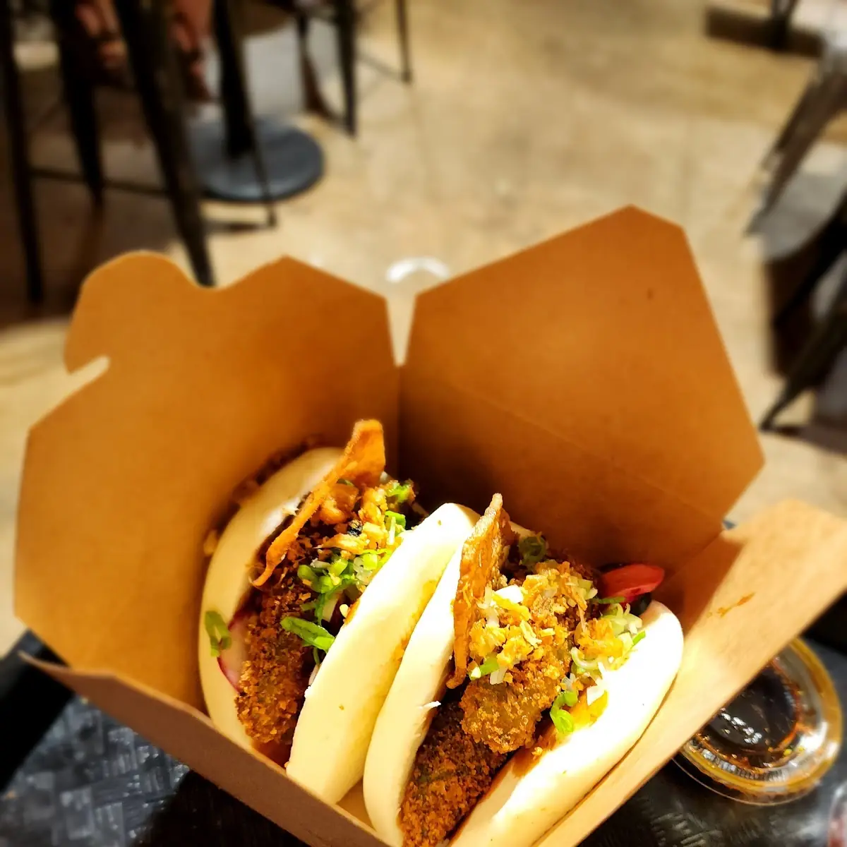 Avocado Bao Bun Bo Nam Bo