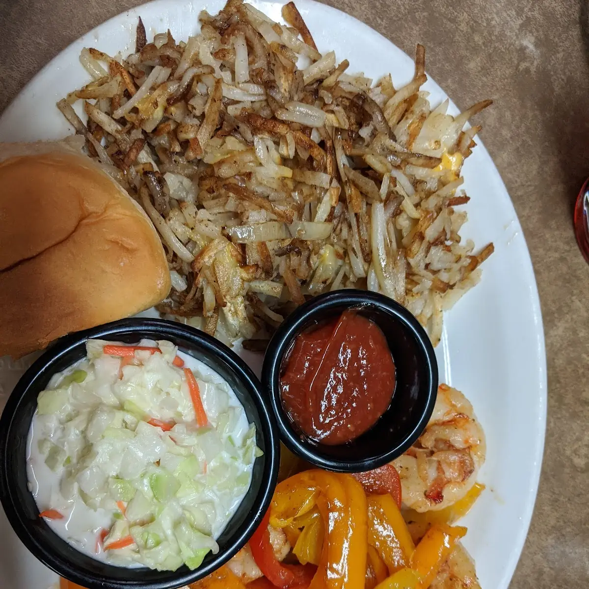 Grilled Shrimp and Peppers