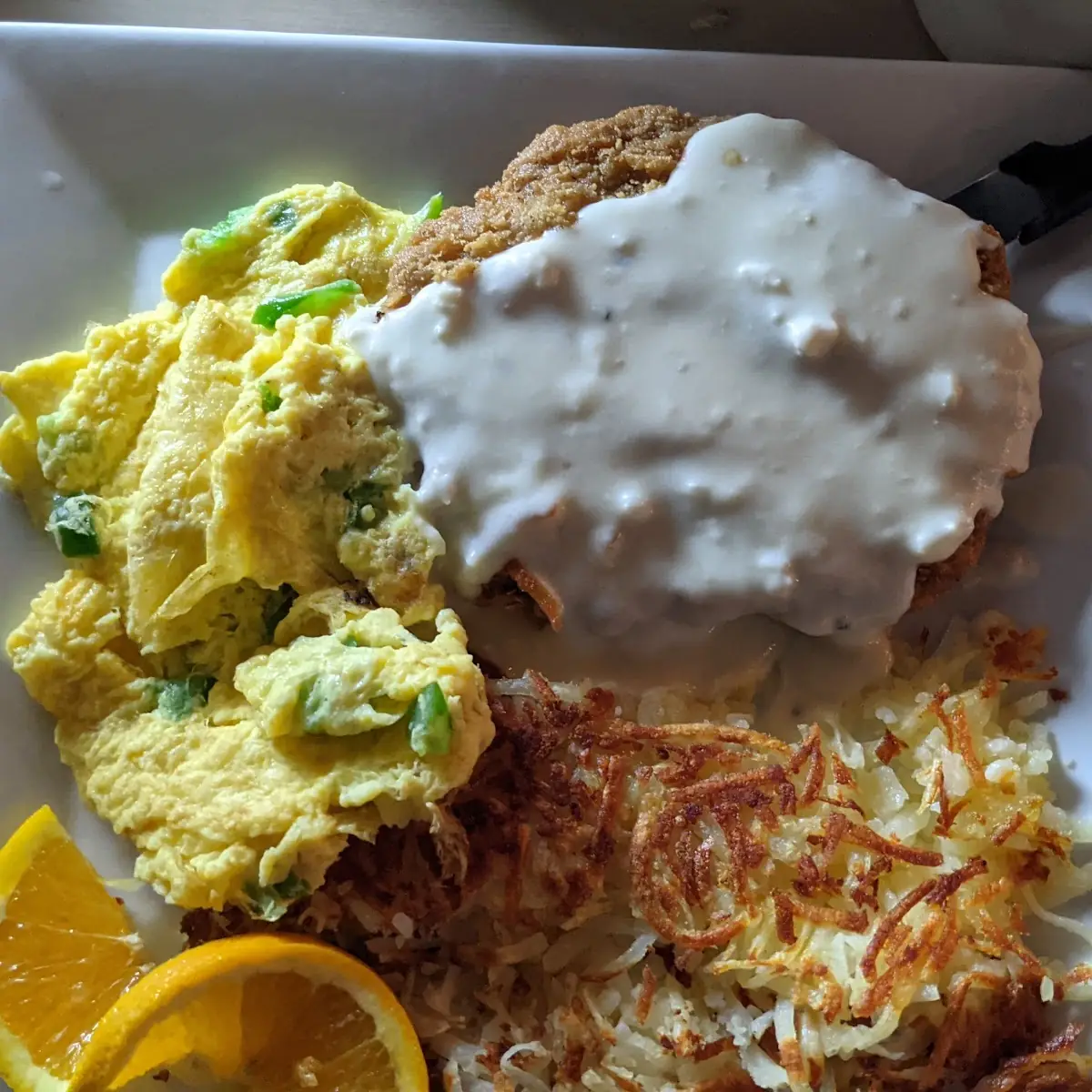Chicken Fried Steak Breakfast