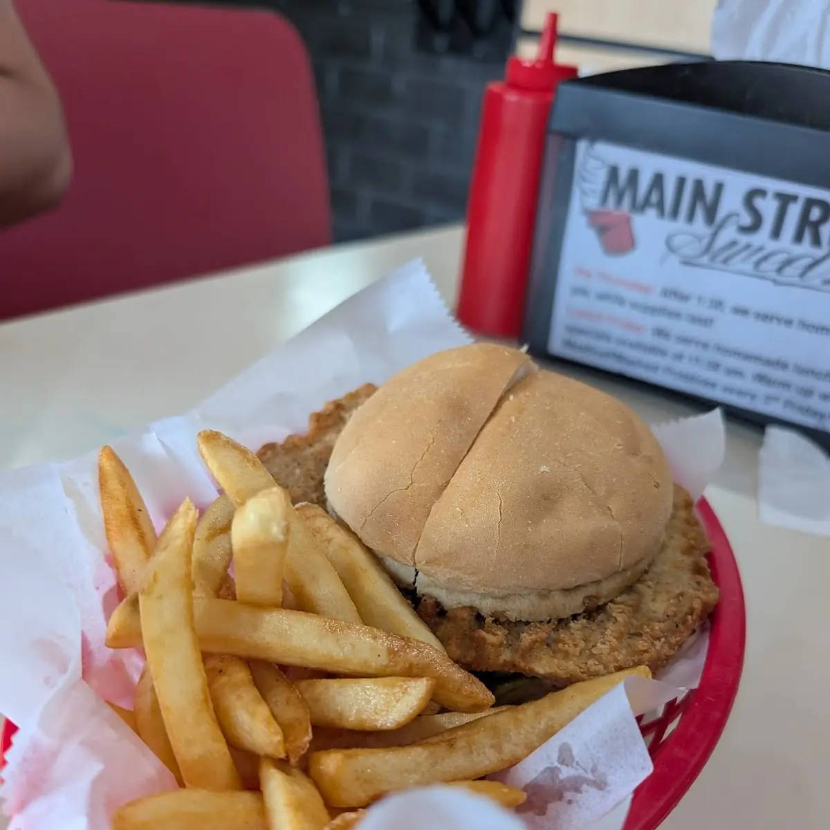 Burger and Fries