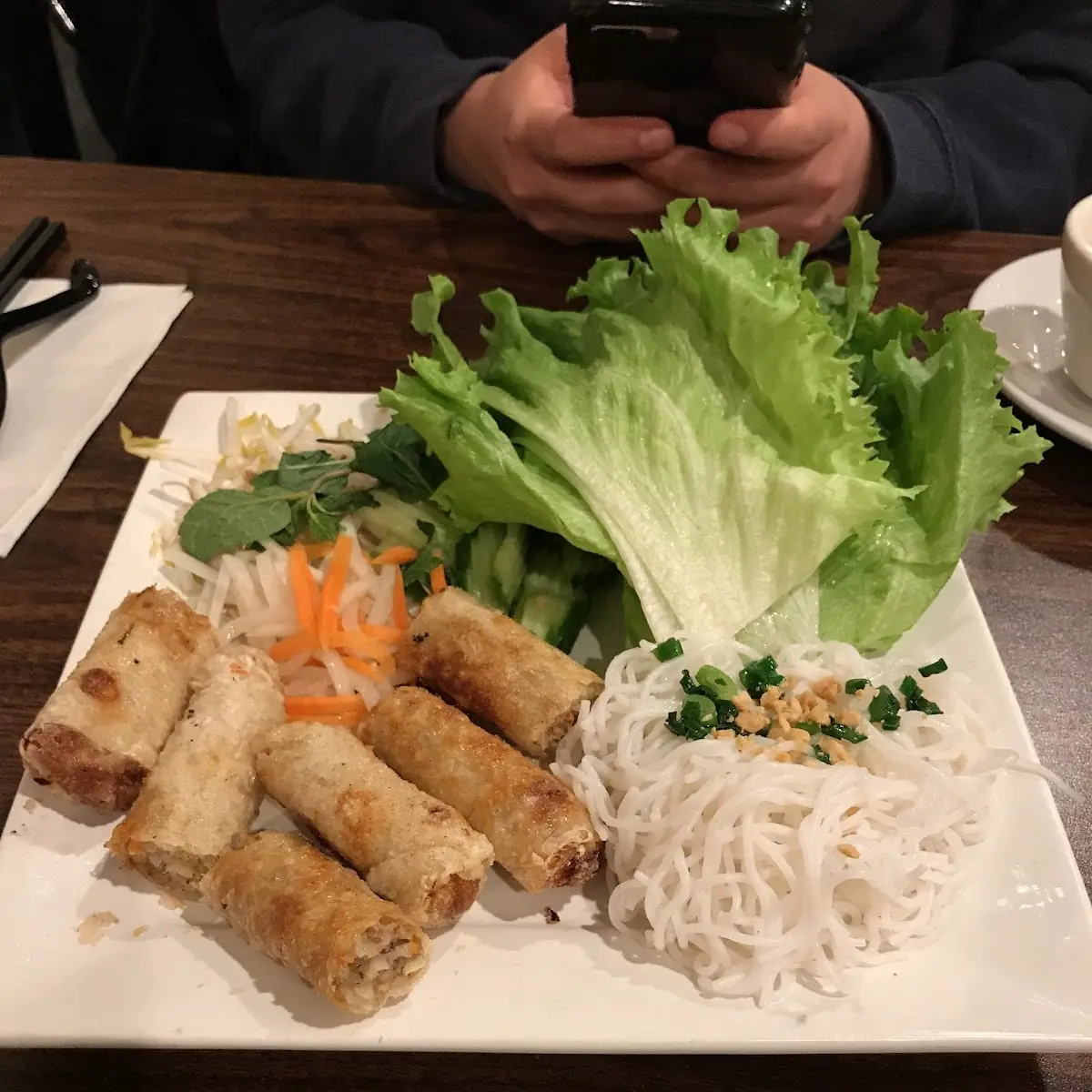 Bun Cha Gio Egg Roll Noodle Bowl
