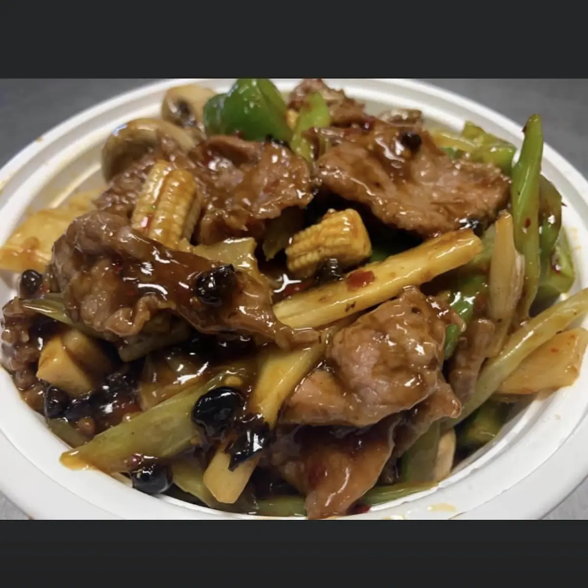 Beef w Garlic Sauce