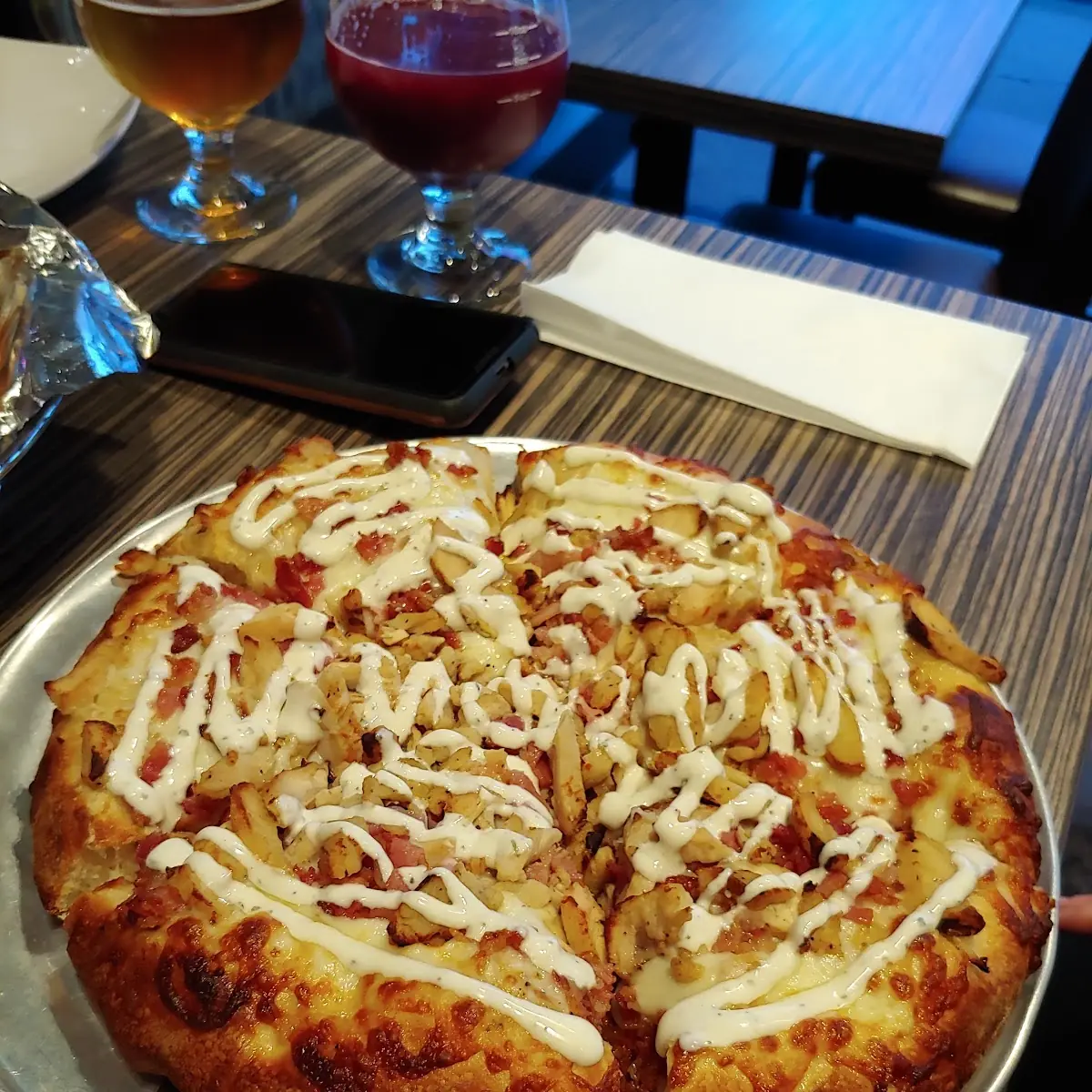 Chicken Bacon Ranch Pizza