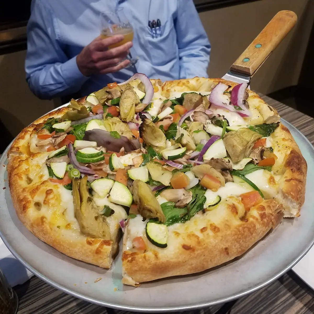 Small Veggie Deluxe Pizza