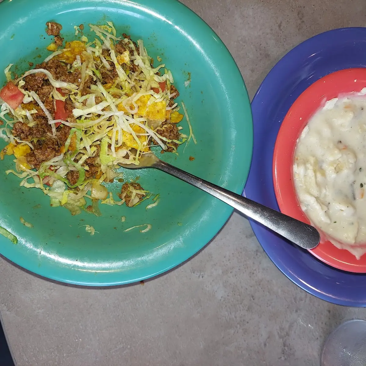Taco Salad Andchicken Wild Rice Soup