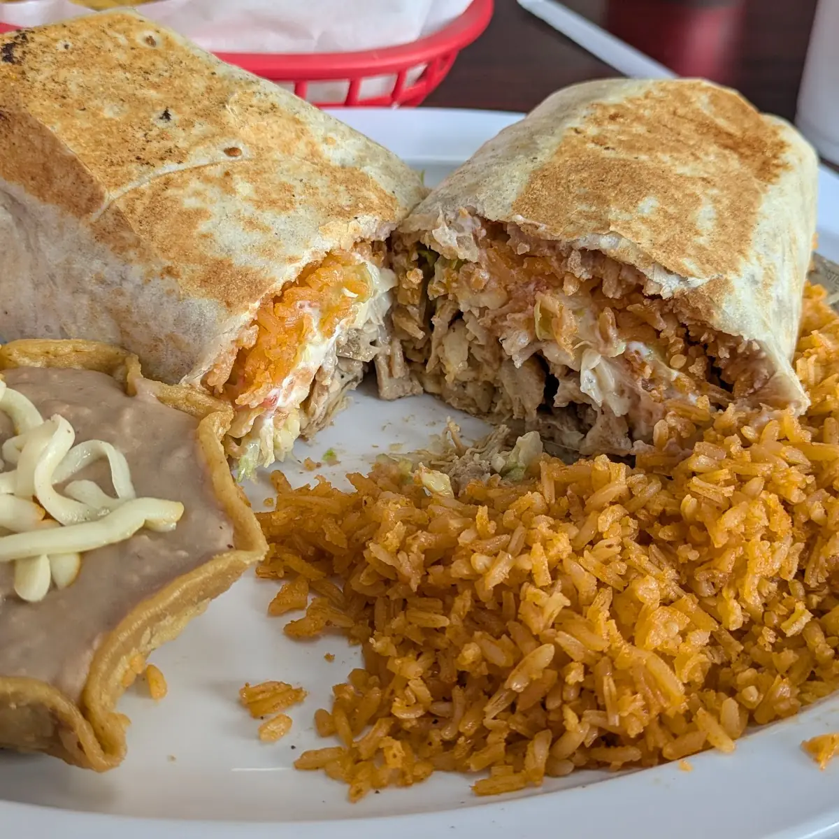 Chicken Burrito Dinner