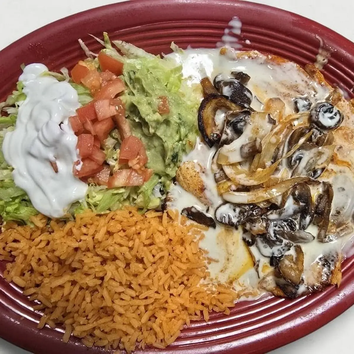 Rice Beans and Guacamole Salad