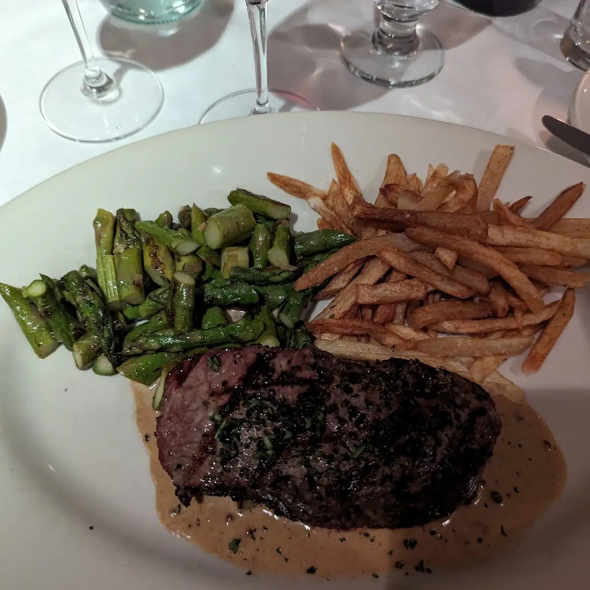 New York Strip Au Poivre