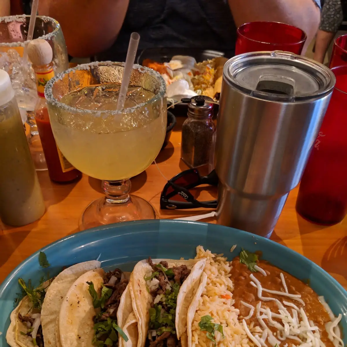 Taco with Rice & Beans