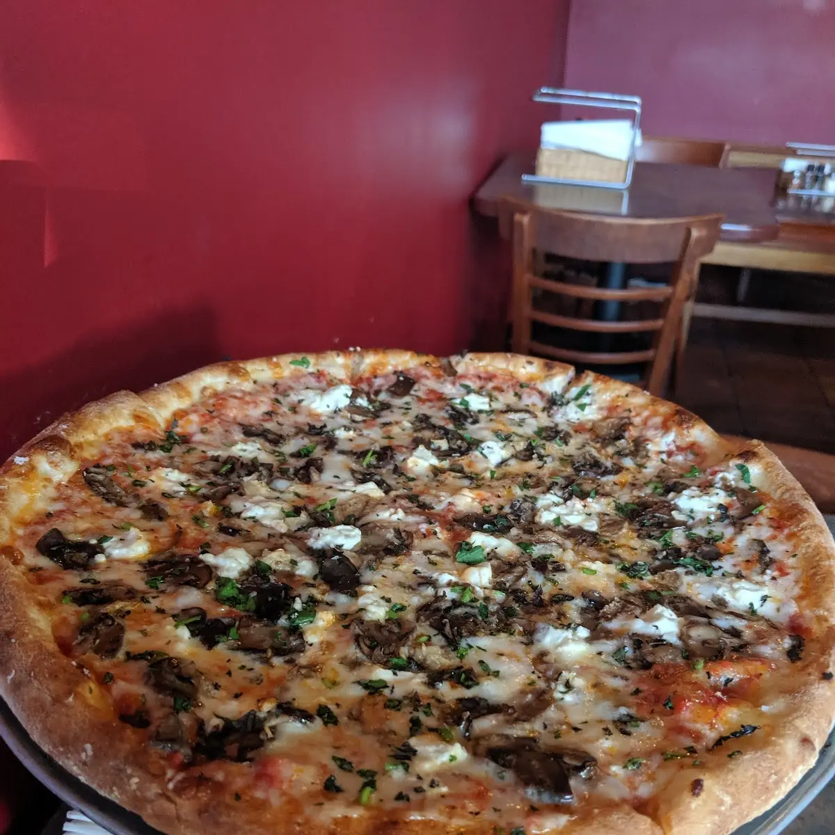 Sausage Mushroom Pizza
