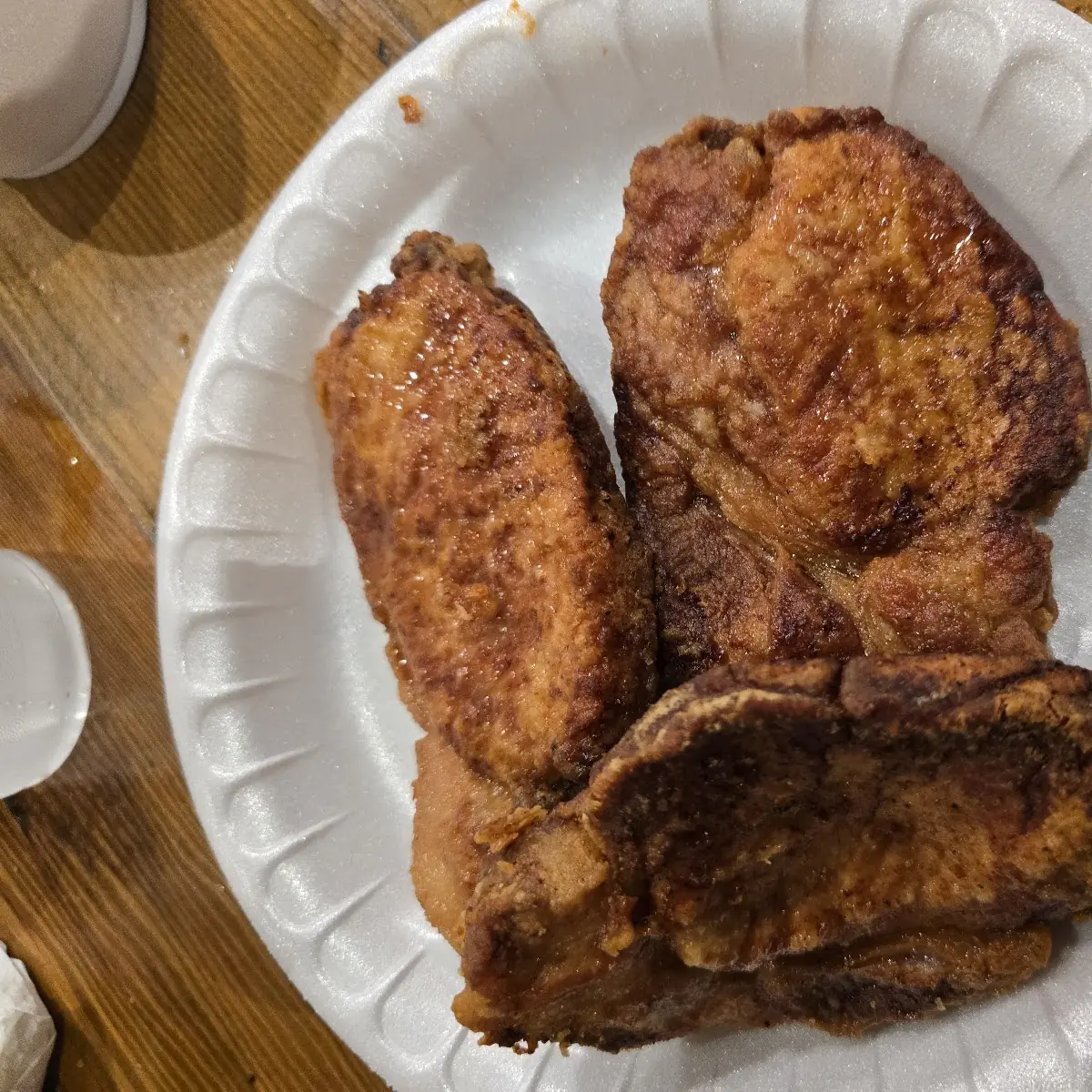 Pork Chop Rib & Flounder Fish