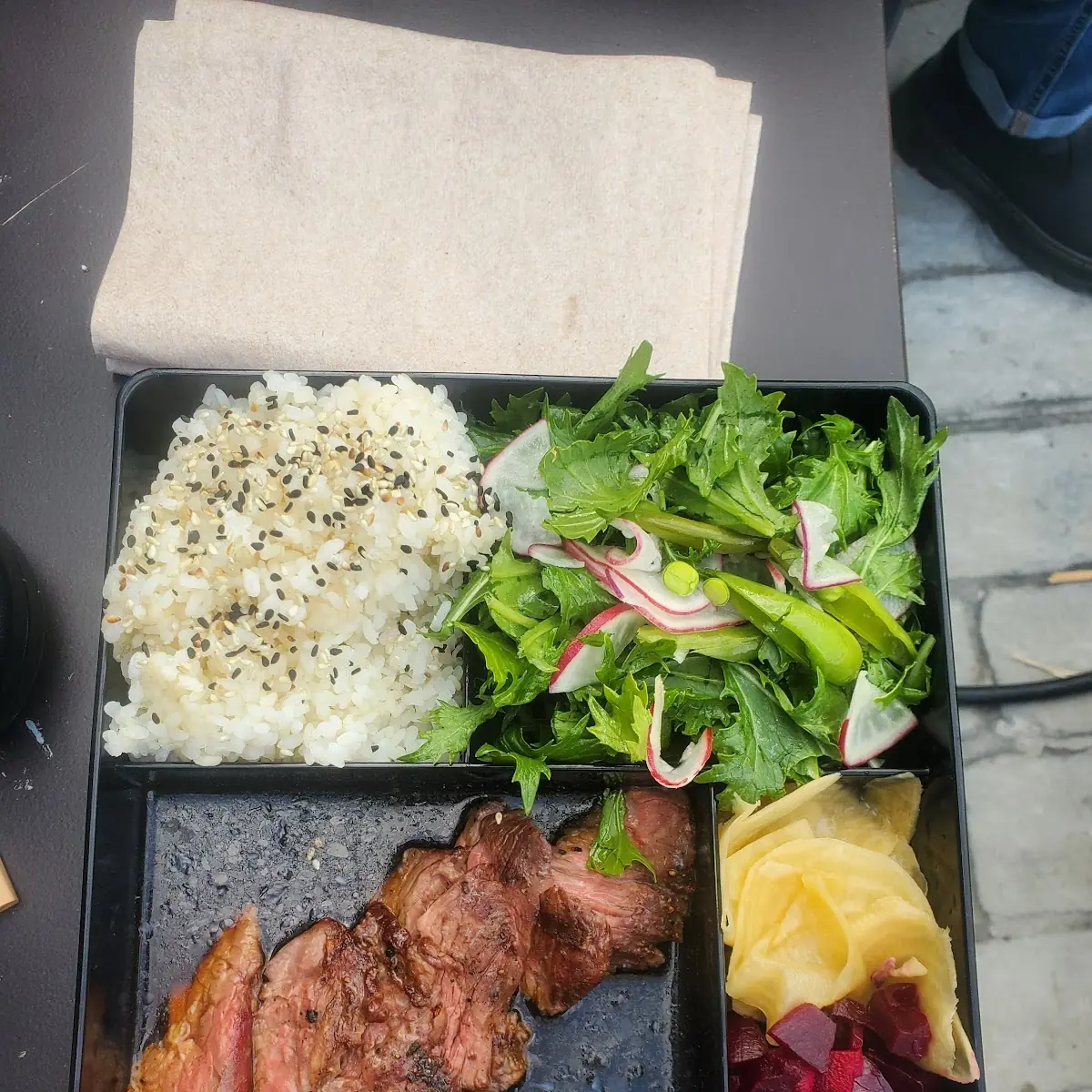 Skirt Steak Bento Box
