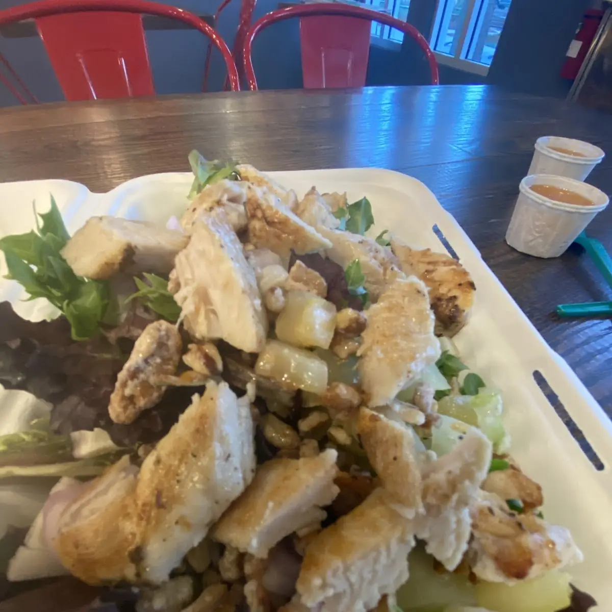 Salad with Grilled Chicken Breast