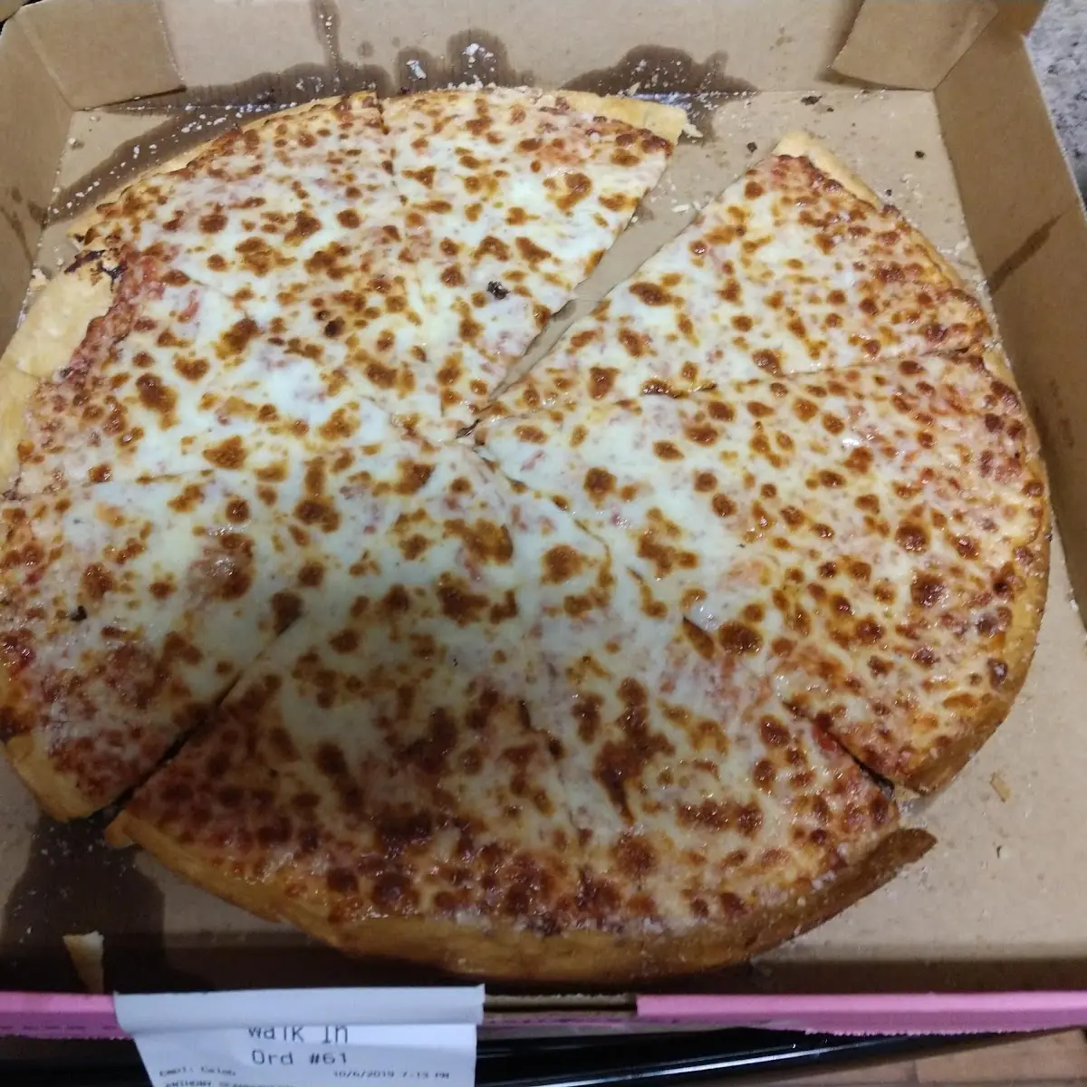 Large Cheese Pizza with Extra Cheese