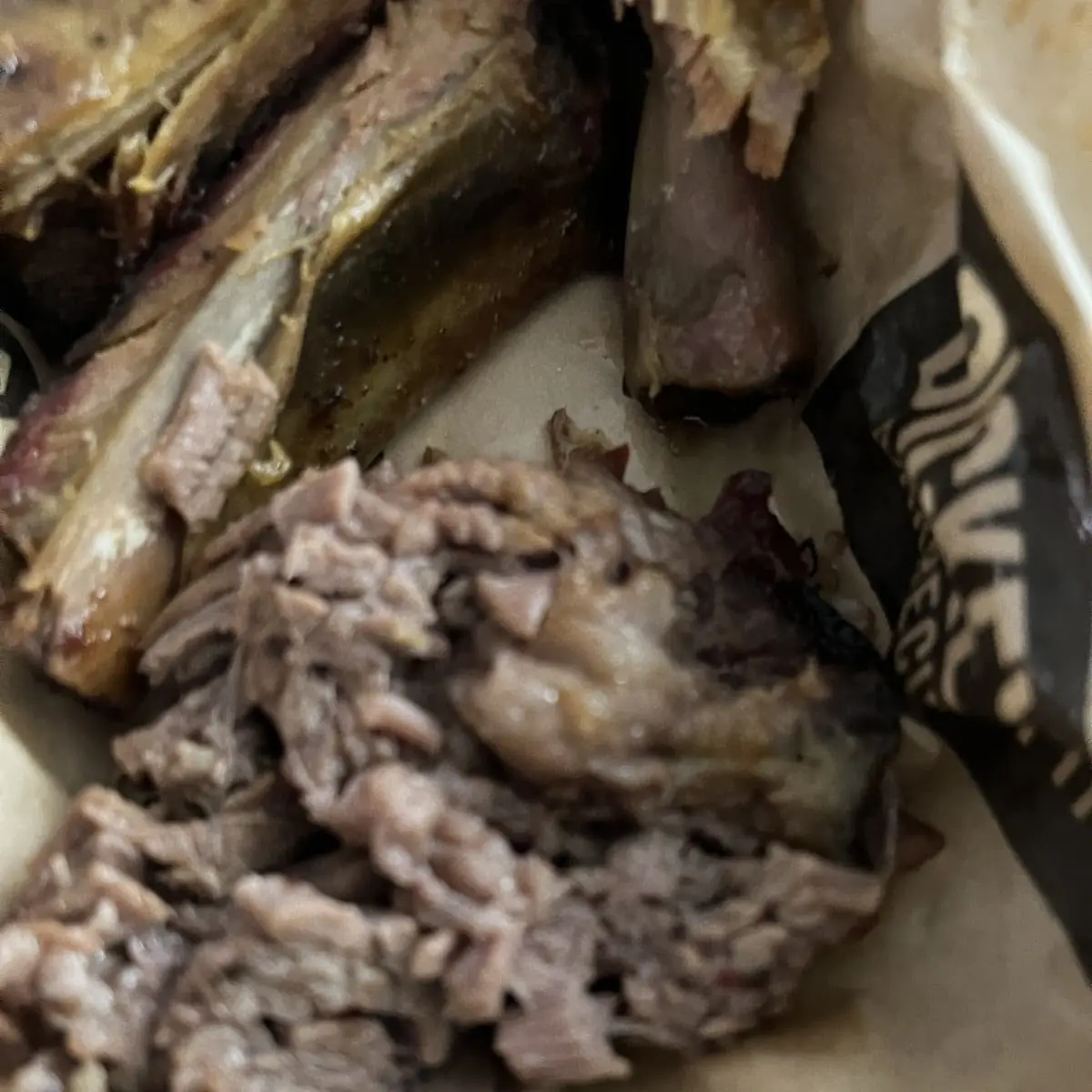 Sliced Brisket and Ribs
