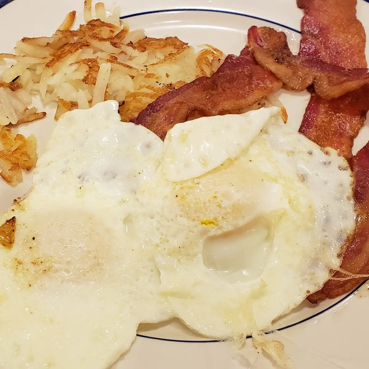 Bacon Eggs and Biscuits & Gravy