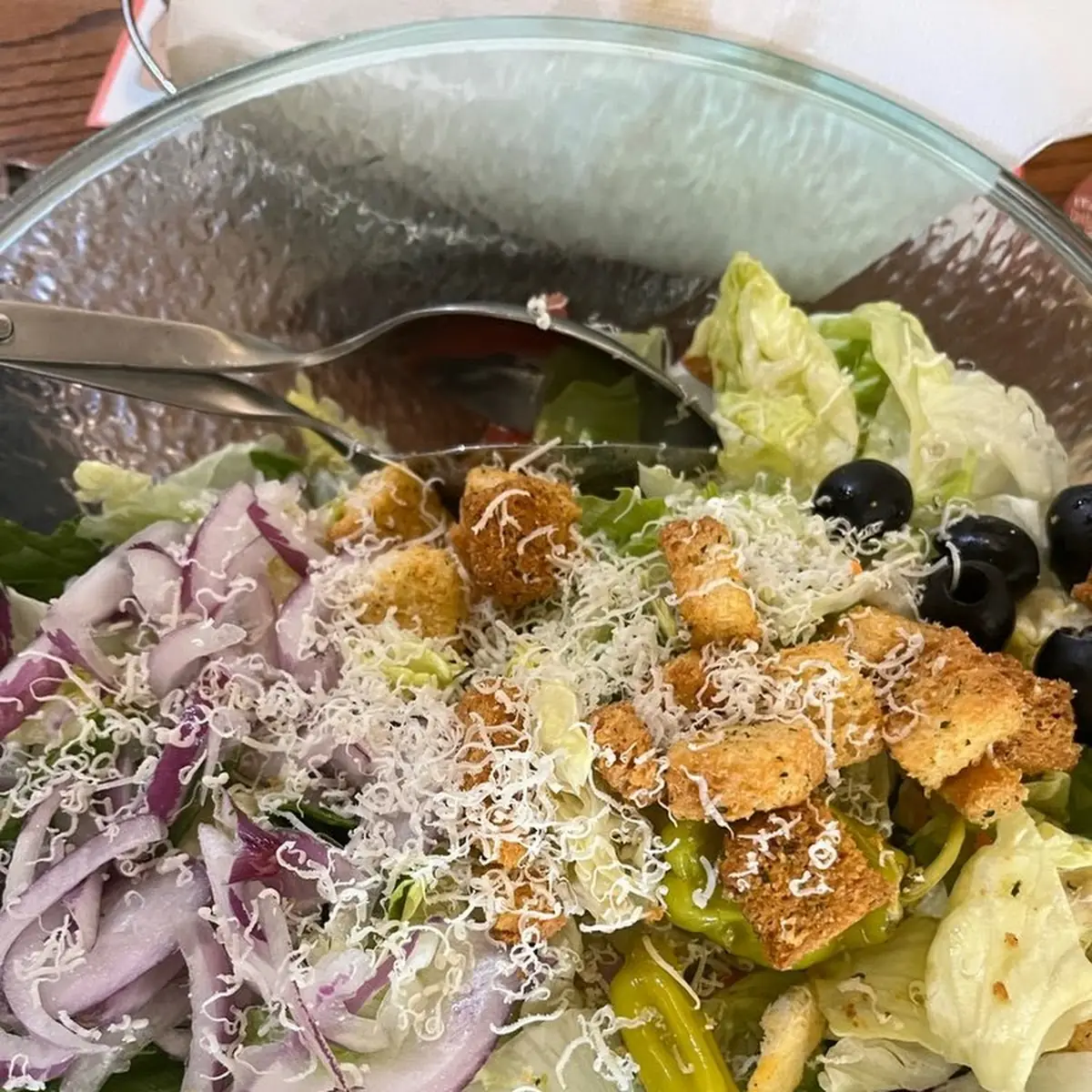 Unlimited Salad and Bread Sticks