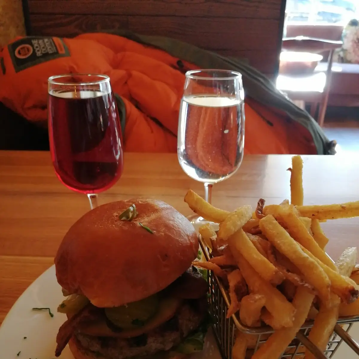 Cheese Burger Et Frites Maison Exelente
