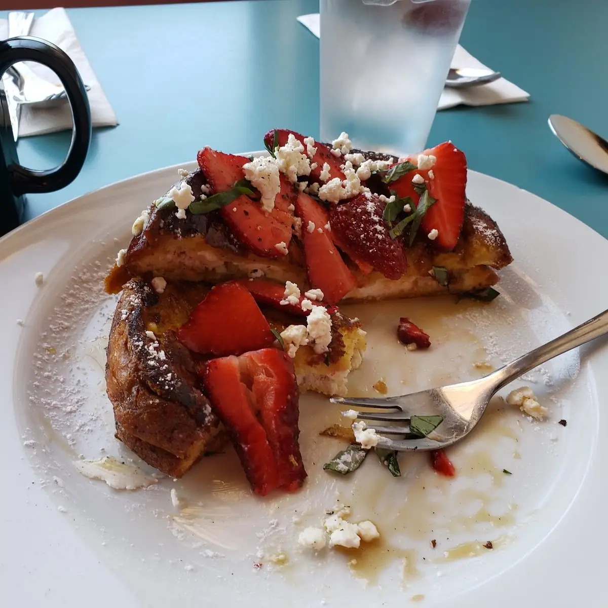 Strawberry Goat Cheese French Toast