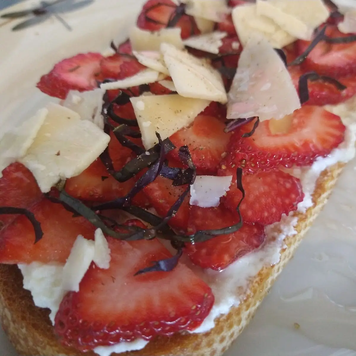 Strawberry Sourdough Toast