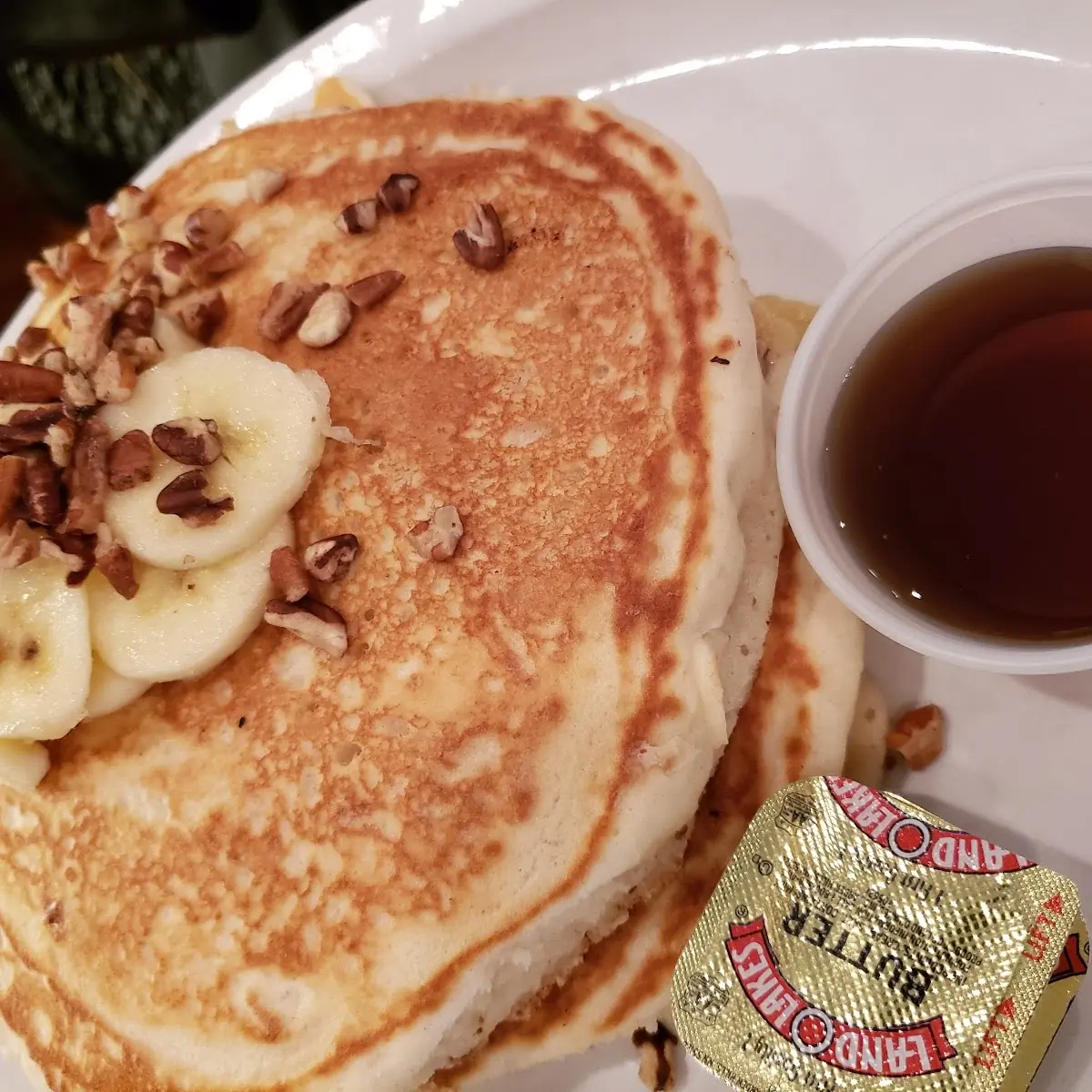 Banana Pecan Pancakes