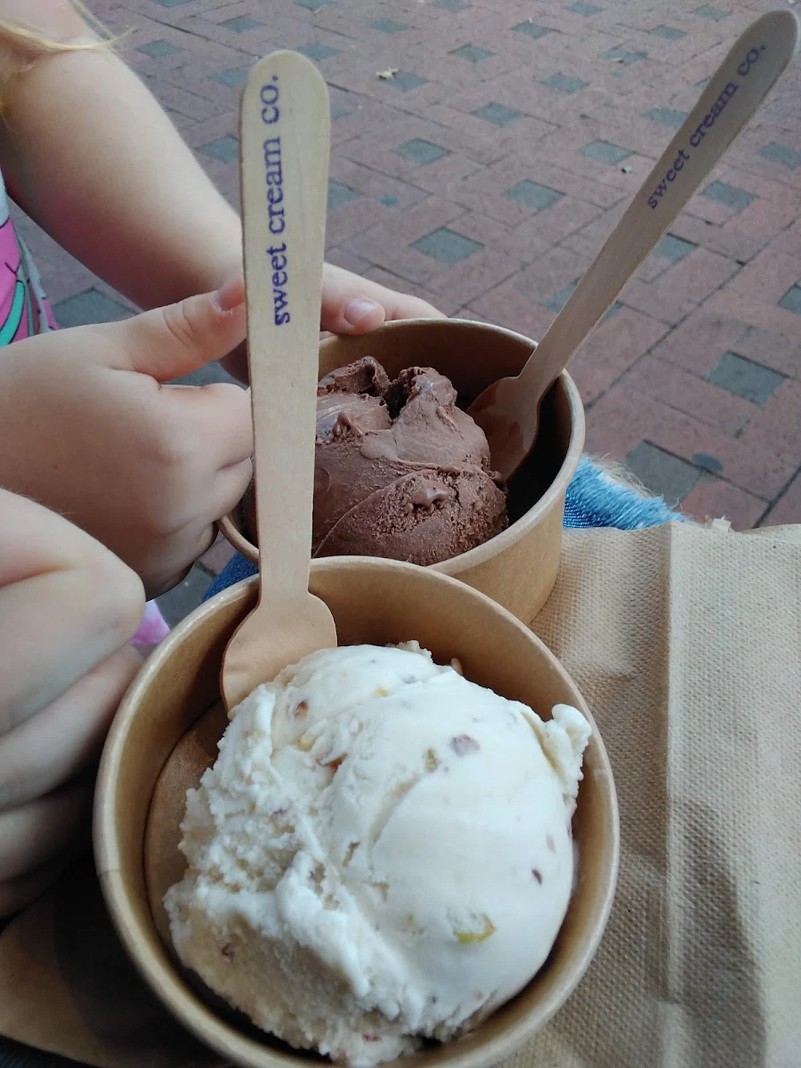 With Toasted Marshmallow Ice Cream