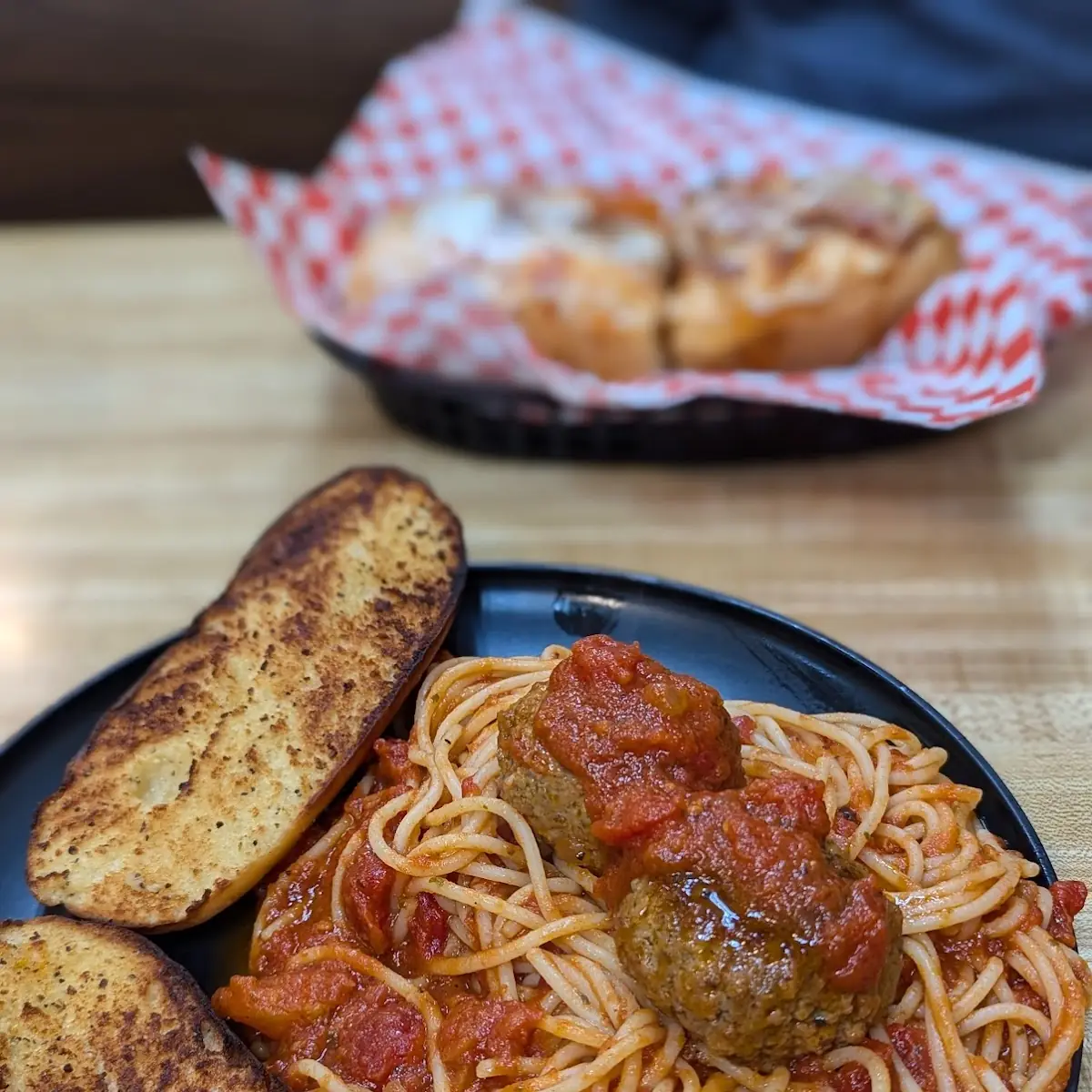Eggplant Parm with Spaghetti