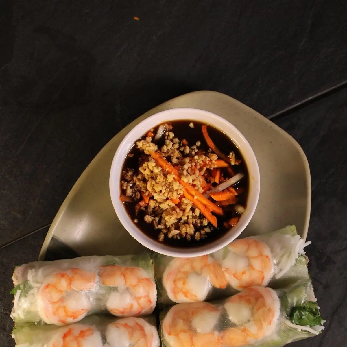 Tofu or Avocado Springrolls
