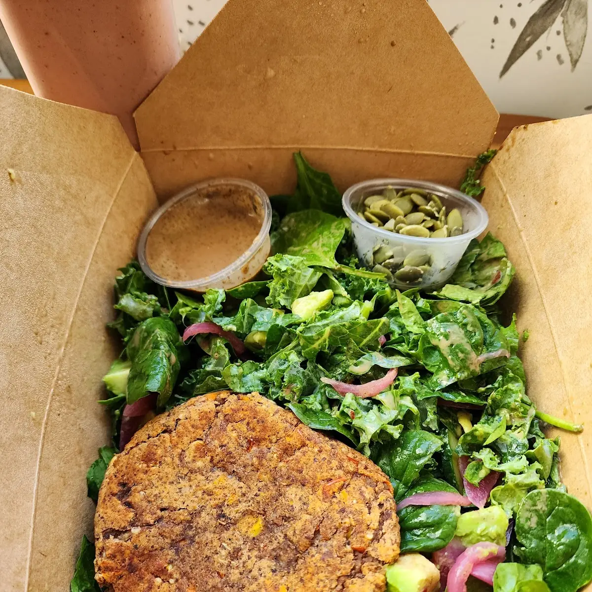 Vegan Burger Salad