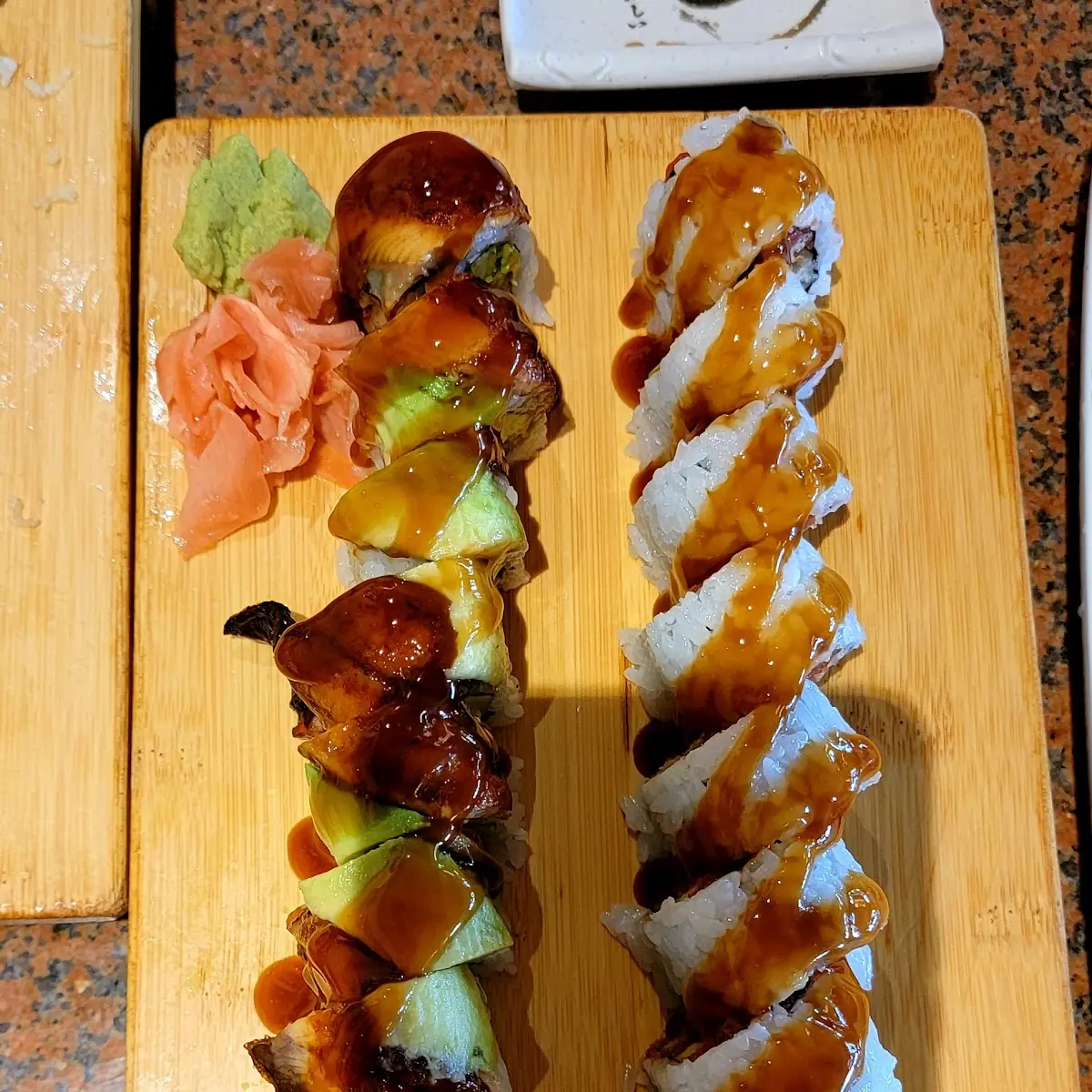 Dragon Roll & Black Tiger Roll