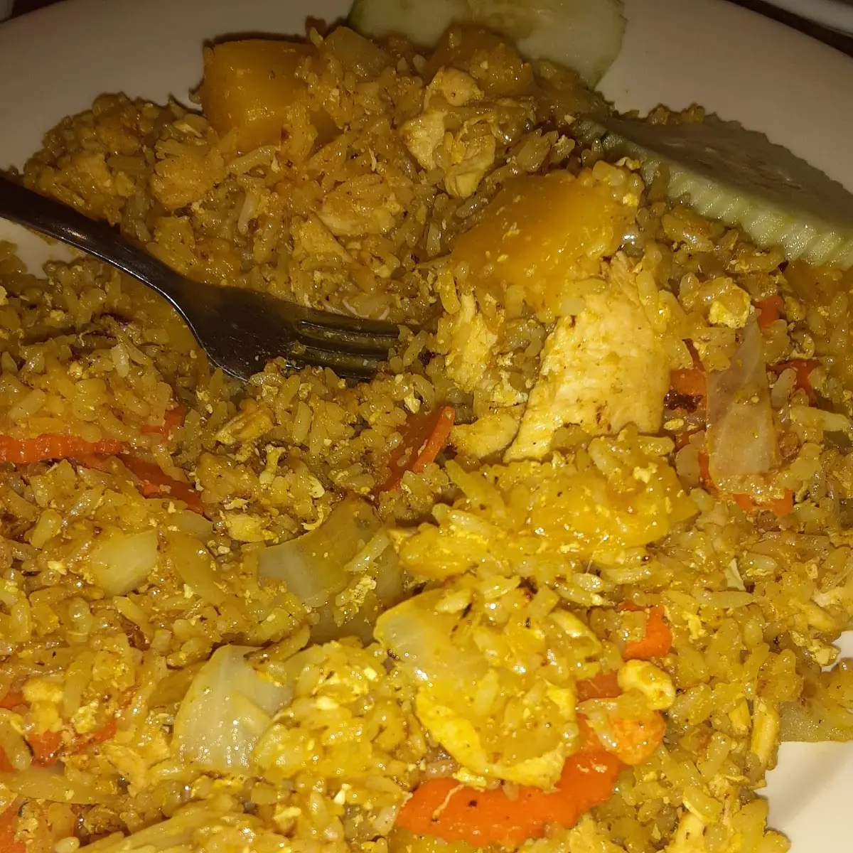 Pineapple Chicken Rice Curry