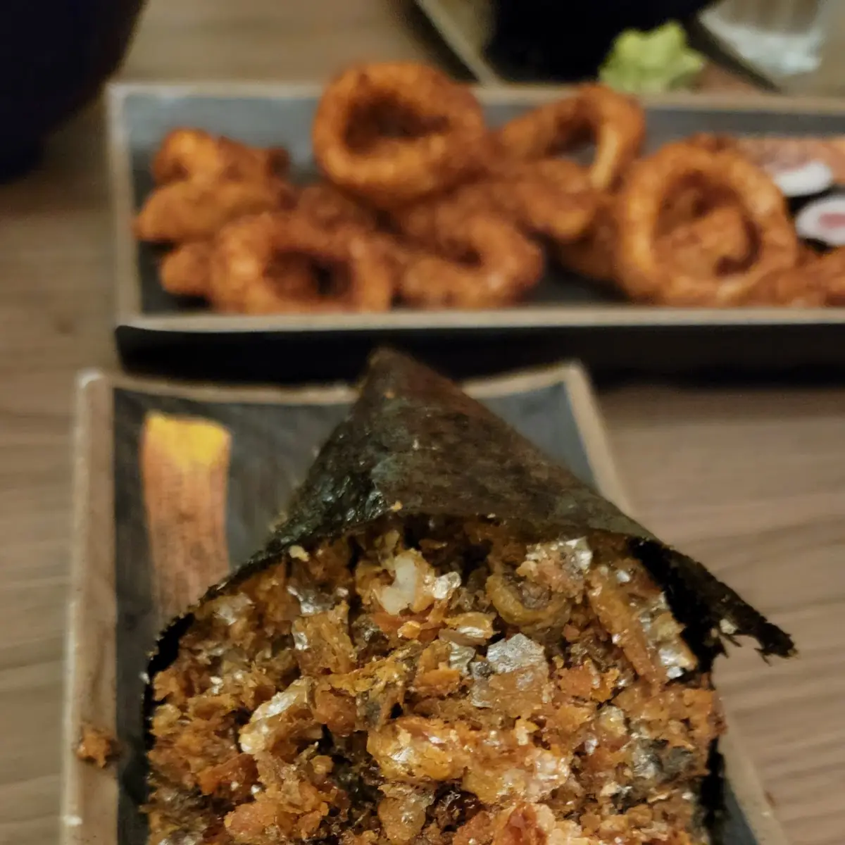 Salmon Skin Hand Roll