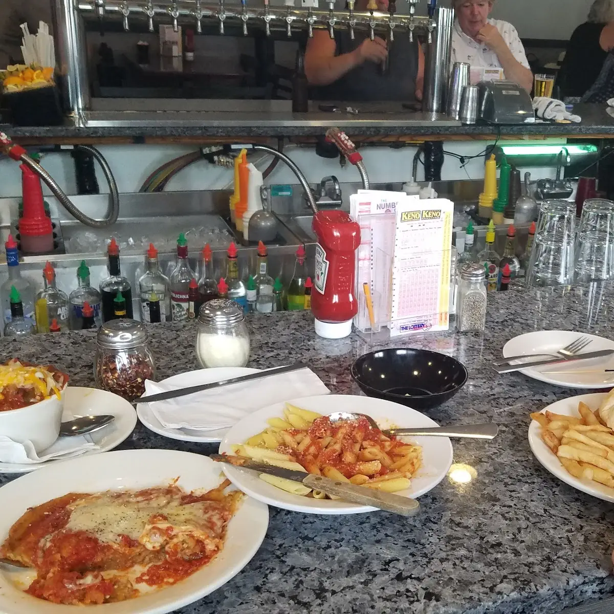 Eggplant Parmesan with Pasta
