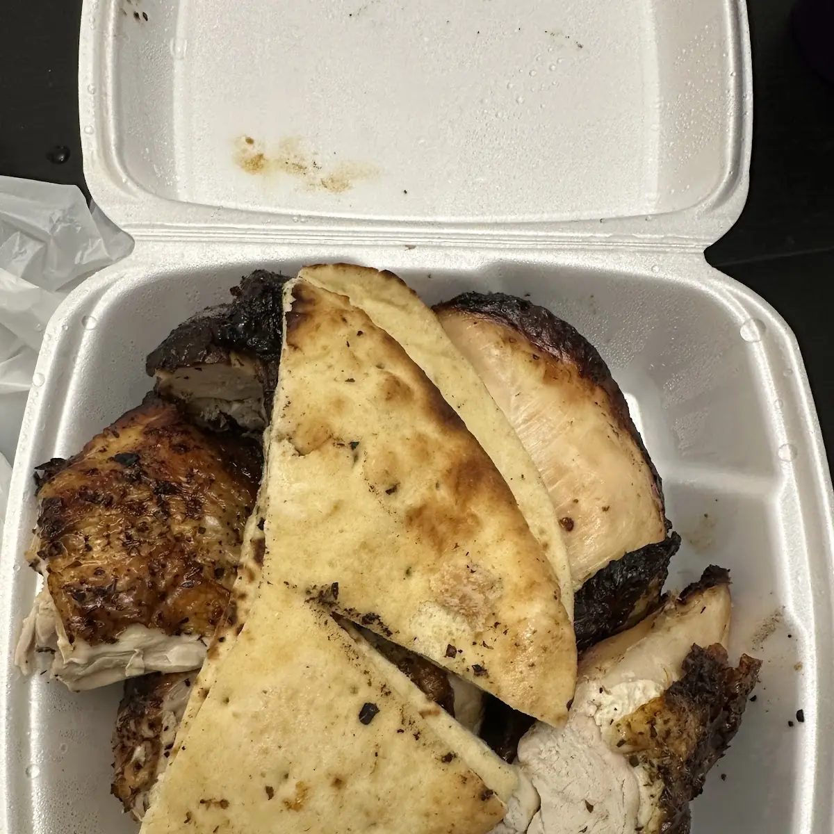 Roasted Chicken with Flatbread