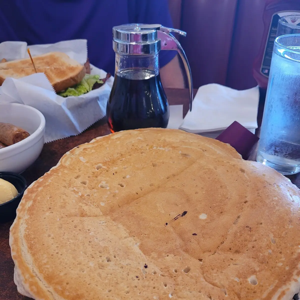 Huge Blueberry Pancake